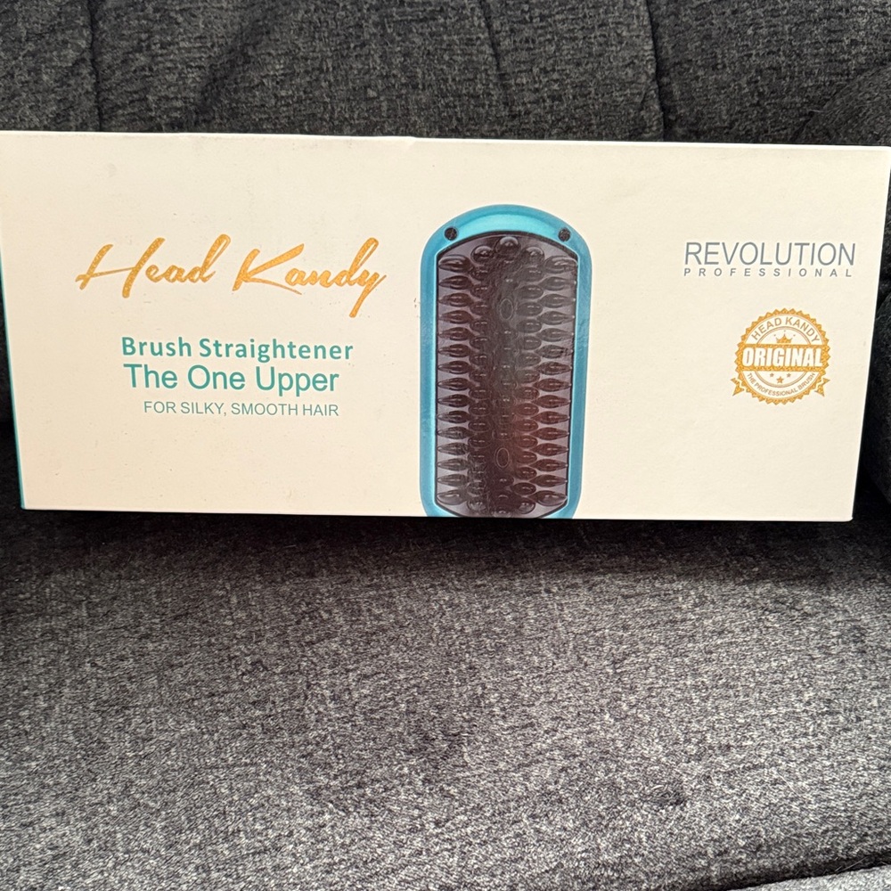 Head Kandy Brush Straightener “The One Upper”  Blue NEW